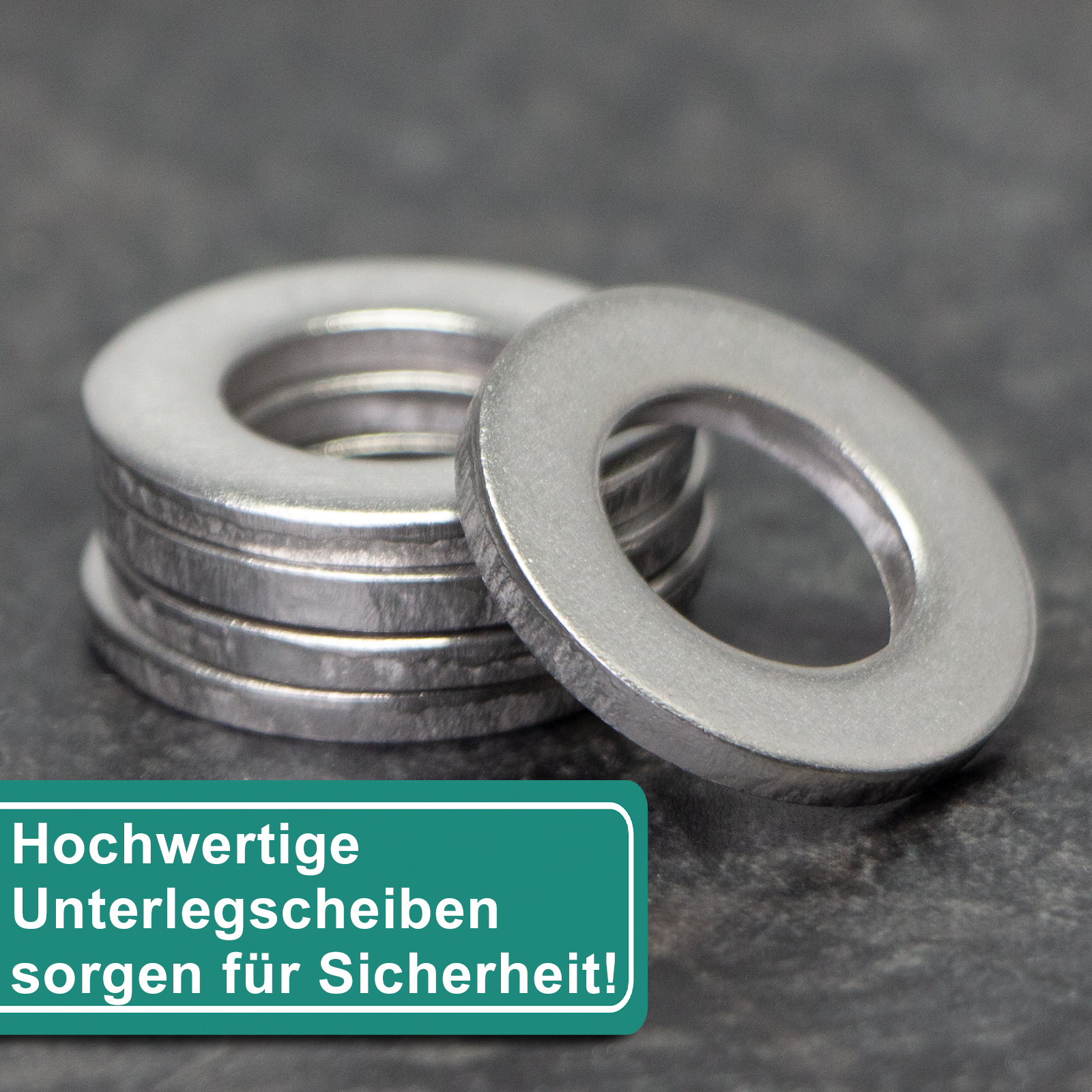 toolmate® Unterlegscheibe 150x M6 Unterlegscheiben - Edelstahl & Rostfrei -  Flach, 150-St.